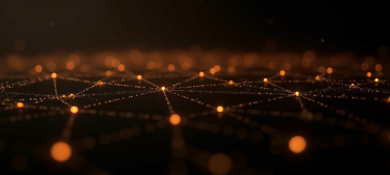 Neural network of golden interconnected nodes